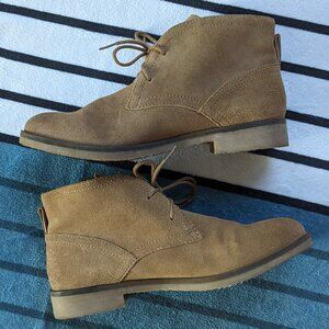 🆕 NEW/NWOT | Lucky Brand "Emilia" Desert Tan Suede Leather Chukka Boots | 7M 🤎
